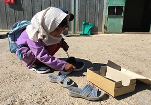 اقدام خداپسندانه معلم مدرسه در روستای «قلایی» لرستان + تصاویر