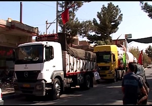 پذیرایی ۱۶ موکب آران و بیدگلی از زائران اربعین