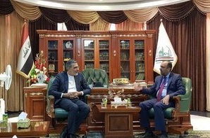 جابری انصاری با استاندار نجف دیدار کرد