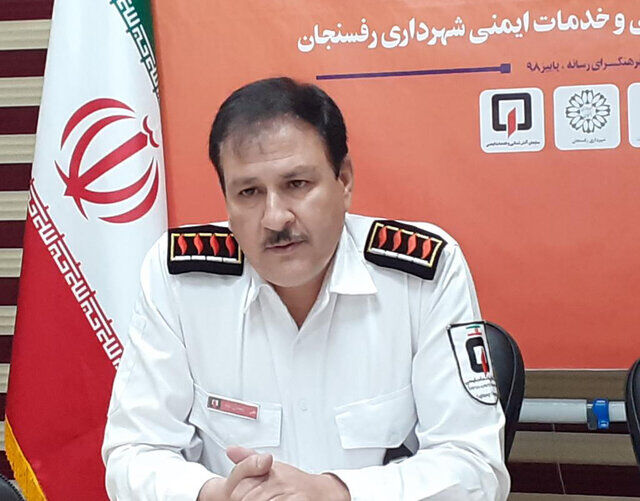 وقوع ۳۲۸ حادثه اتش نشانی دررفسنجان