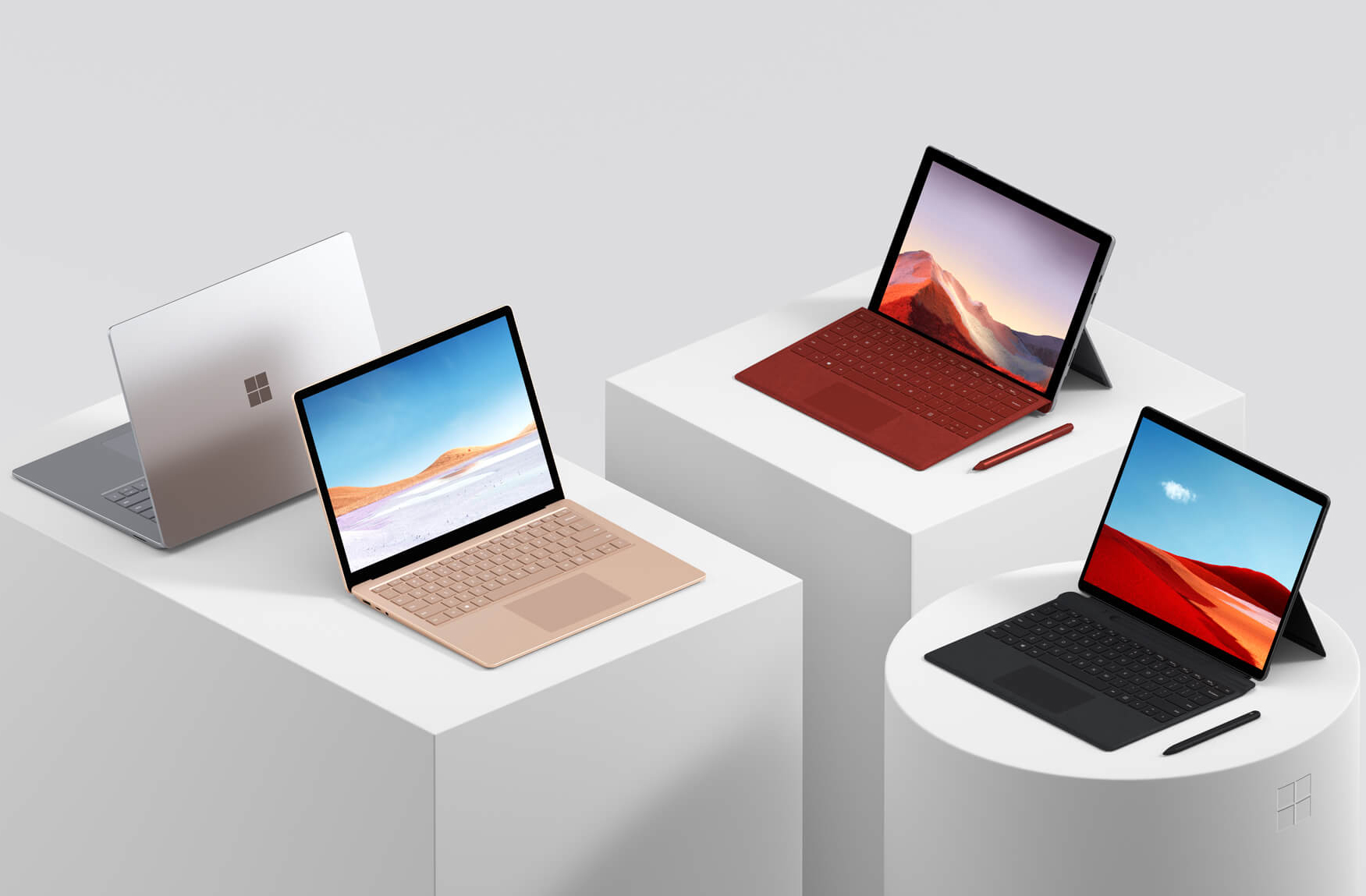 رونمایی مایکروسافت از Pro 7 ،Surface Laptop 3 و Pro X + تصاویر