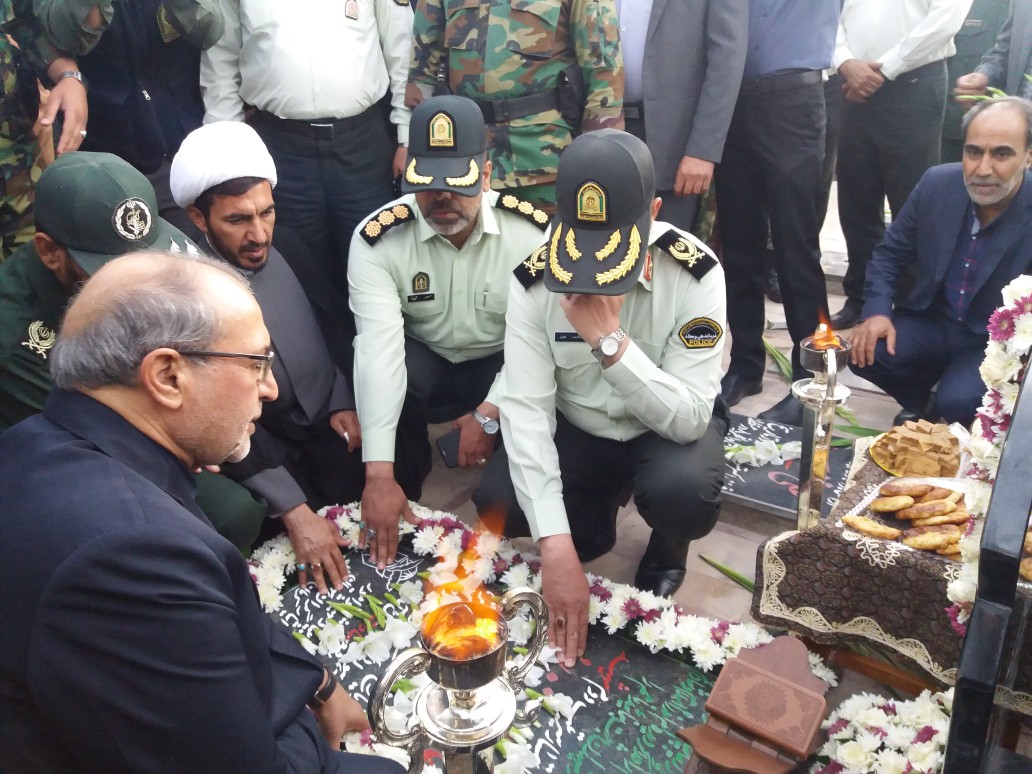 تقدیم ۵۷۵شهید نیروی انتظامی درکرمان