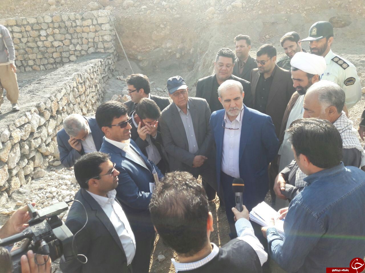 بازدید رئیس سازمان جنگل‌ها مراتع و آبخیزداری کشور از پروژه های ابخیز داری کرمانشاه