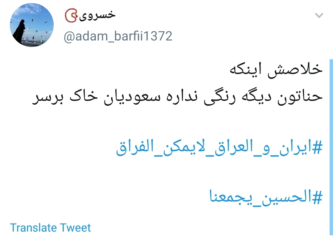 #ايران_والعراق_لايمكن_الفراق&nbsp;/