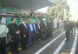 صبحگاه مشترک نیروهای مسلح استان قزوین با حضورمعاون رییس جمهور