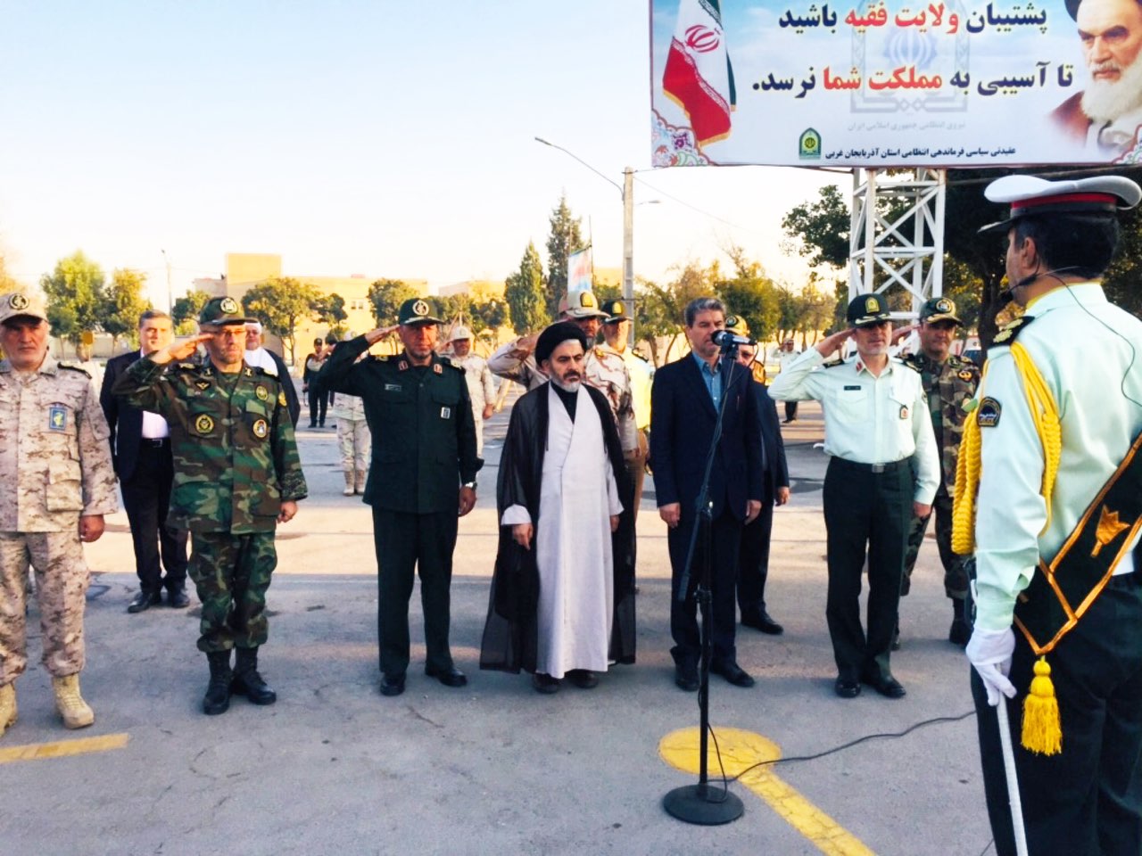 صبحگاه مشترک نیروهای مسلح برگزار شد