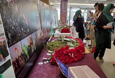 کلیپ دیدنی از نمایشگاه عکس اربعین دانشگاه یورک, تورنتو