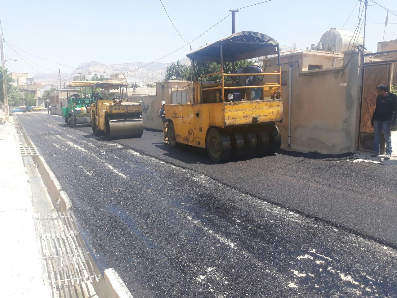 آسفالت بیش از ۳۸ هزار متر مربع از معابر روستایی شهرستان ایلام