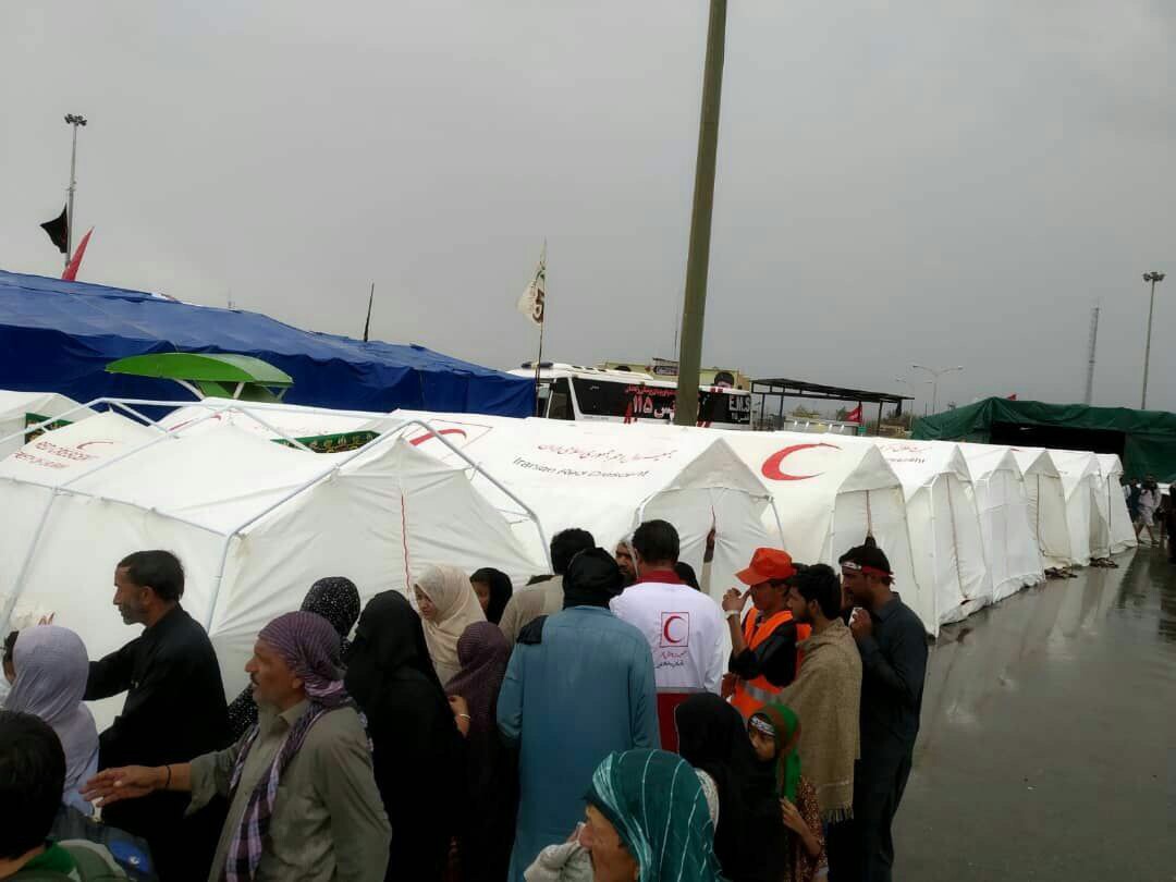 اسکان بیش از ۳۰۰ زائرحسینی پاکستانی در میرجاوه
