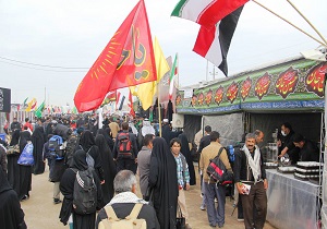 موکب الحسین (ع) اوقاف لرستان در شهر سامرا برپا شده است