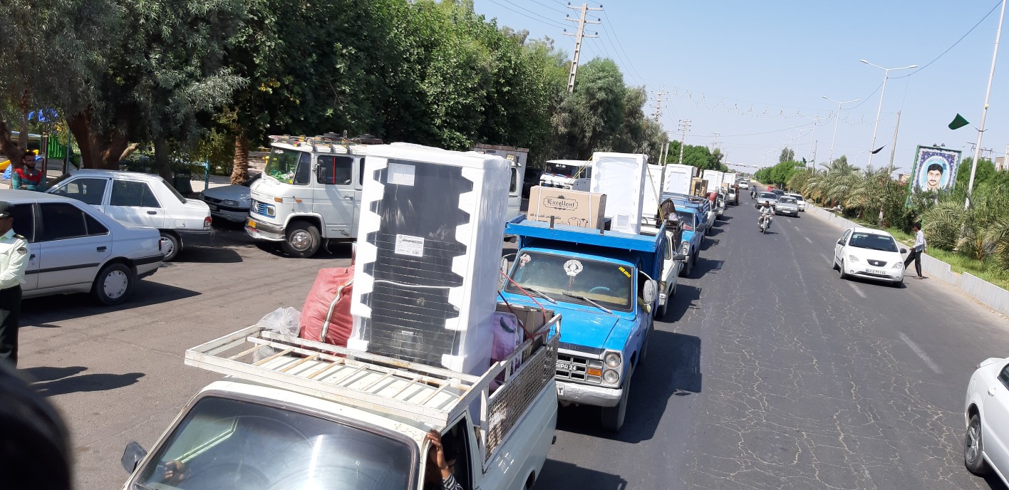 اهدا ۱۸ سری جهیزیه به زوج های شهرستان ریگان