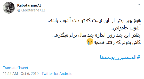 #الحسین_یجمعنا /صد فتنه هم در عراق به پا شود؛ ما را حسین دور خودش جمع می&zwnj;کند