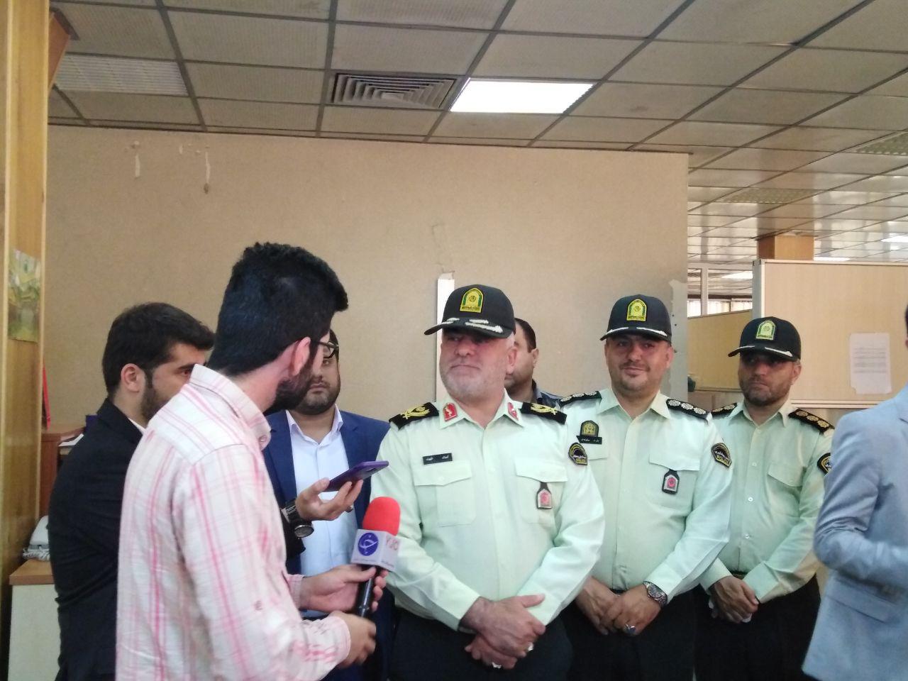 بازدید رئیس پلیس پیشگیری تهران بزرگ از باشگاه خبرنگاران جوان