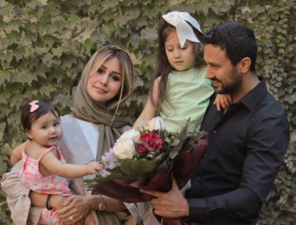 aشاهرخ استخری آخر از همسرش رونمایی کرد