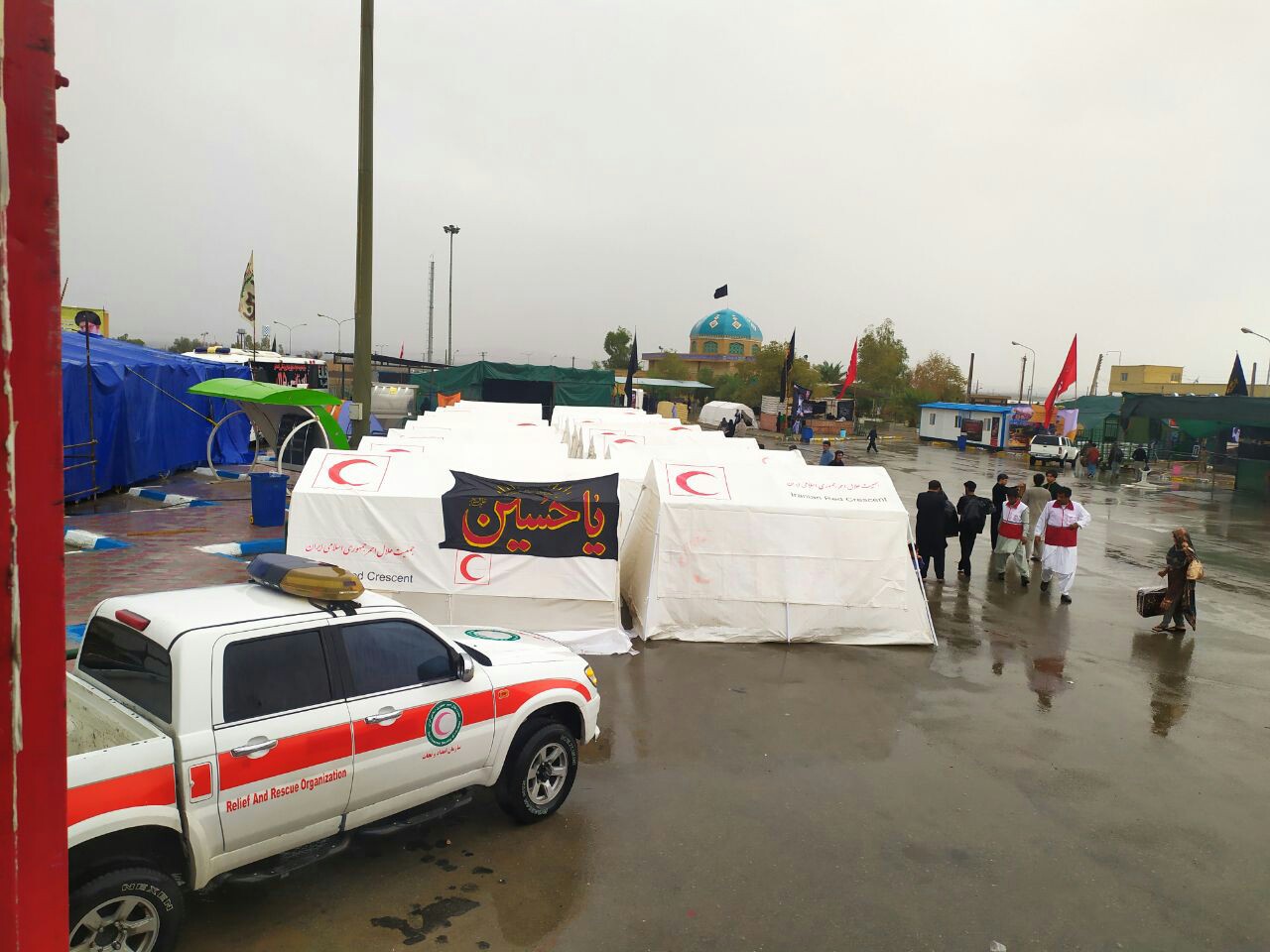 اسکان ۶۶۴ نفر زائر پاکستانی اربعین حسینی در قرارگاه میرجاوه