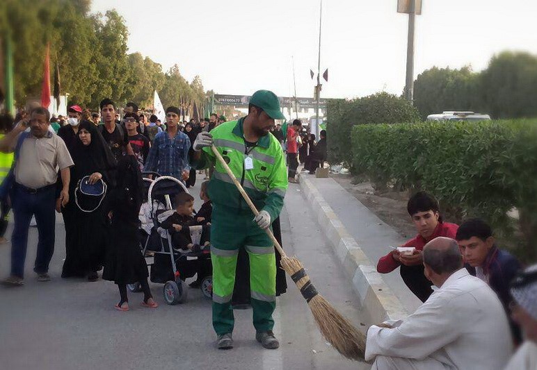 فعالیت ۱۰۰ پاکبان در شهر مهران