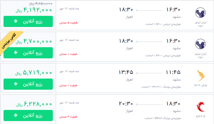 قیمت بلیط هواپیما در سفر اربعین چقدر است؟