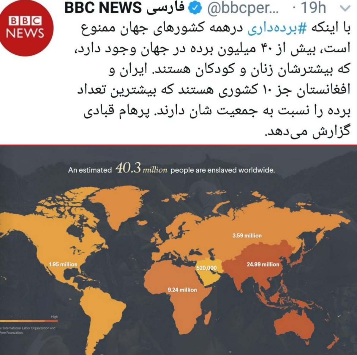 سلطان برده&zwnj;داری جهان مدعی حقوق بردگان شد!