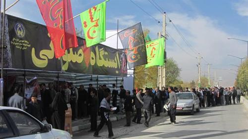 برپایی موکب های استان کرمانشاه در خاک عراق