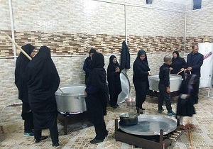حضور زنان موکب دار در پایانه های مرزی خوزستان