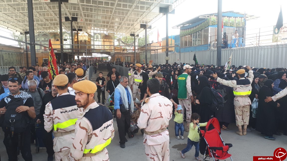 موج زائران در مرز مهران به روایت تصویر