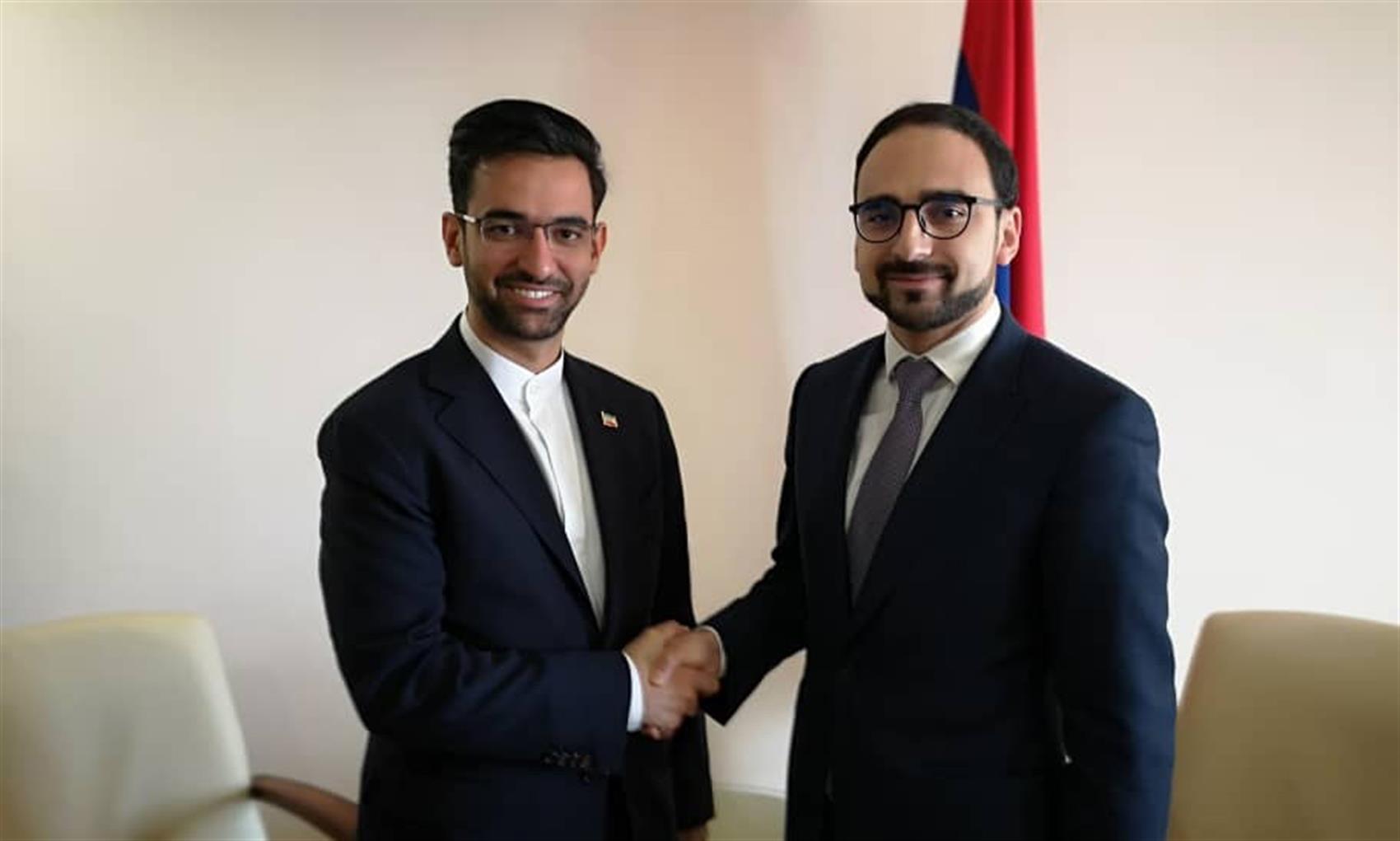 دیدار آذری جهرمی با معاون اول نخست وزیر ارمنستان