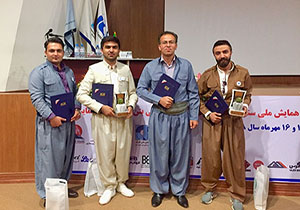 یکه تازى دانشجویان مهاباد در مسابقات ملى بتن