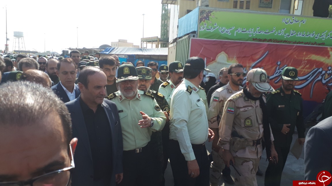 حضور فرمانده نیروی انتظامی کشور در ایلام