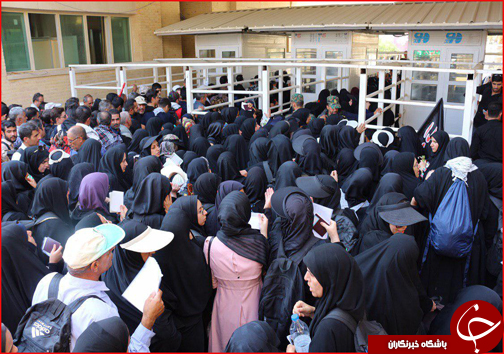 گزارش تصویری از تردد و حضور پرشور زوار در مرز خسروی