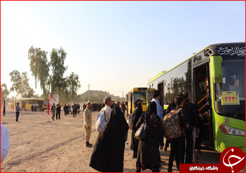 گزارش تصویری از تردد و حضور پرشور زوار در مرز خسروی