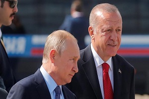 گفت‌و‌گوی تلفنی پوتین و اردوغان در خصوص عملیات شرق فرات