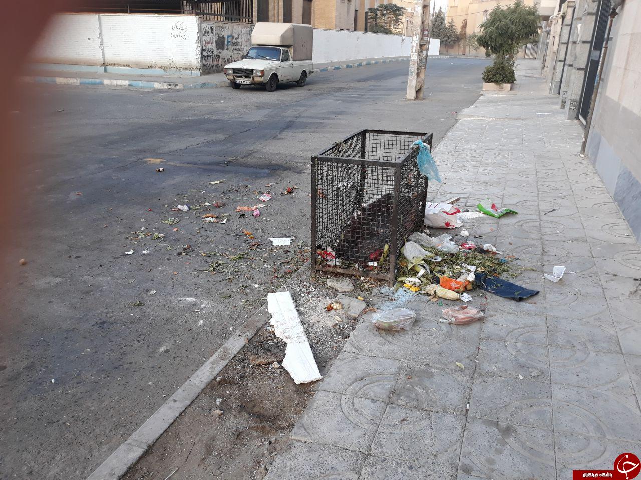 جمع&zwnj;آوری نامناسب زباله&zwnj;ها توسط شهرداری! + تصاویر
