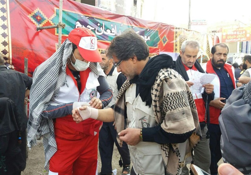 امدادرسانی به بیش از ۱۲ هزار زائر اربعین