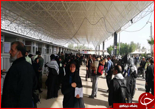 با زائران در مرز مهران؛ مسیر ورودی شمالی شهر مهران تا اطلاع ثانوی بسته شد + فیلم و تصاویر
