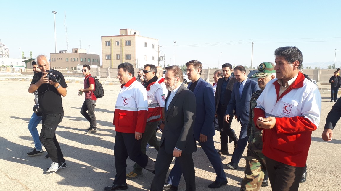 رئیس دفتر رئیس جمهور از نیرو‌های هلال احمر در مرز مهران تشکر کرد