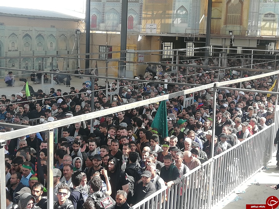 تردد پرشور زائران در مرز مهران + تصویر
