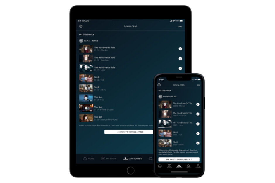 دانلود آفلاین، قابلیت جدید سرویس پخش آنلاین Hulu
