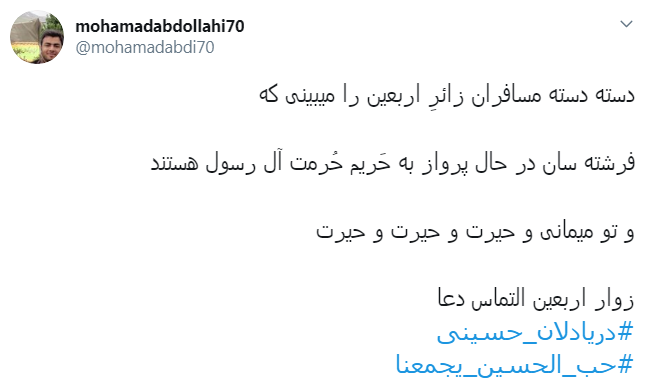 باز هم برگ براتم به کناری افتاد/ وعده گاه همه شد کرب وبلا،إلّا من