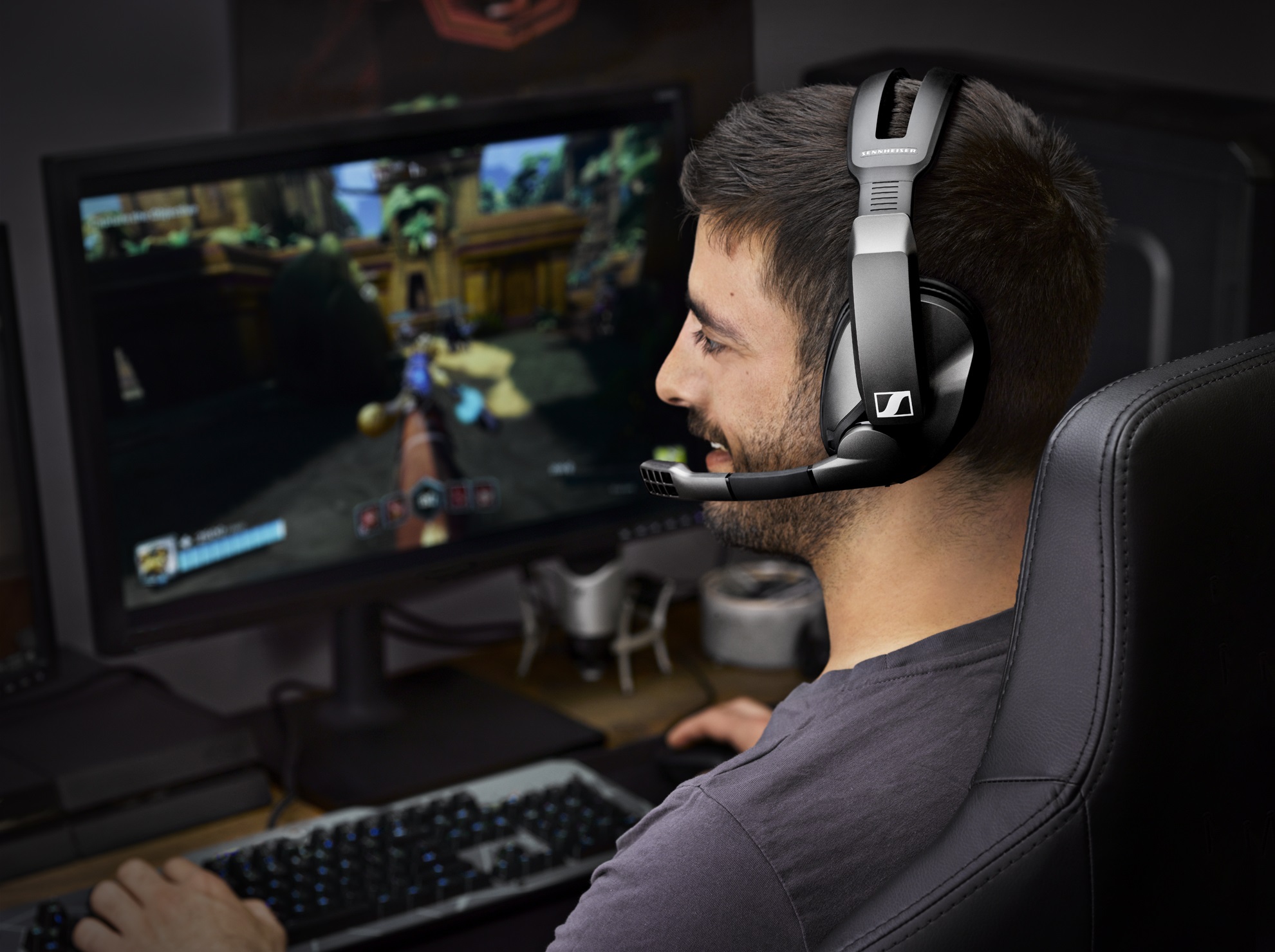 هدست Sennheiser GSP 370 با عمر باتری ۱۰۰ ساعت