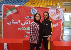 نایب قهرمانی بانوی مهابادی در مسابقات قهرمانی تکواندو نوجوانان استان