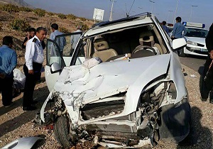 جان باختن ۲ نفر بر اثر واژگونی خودرو mvm