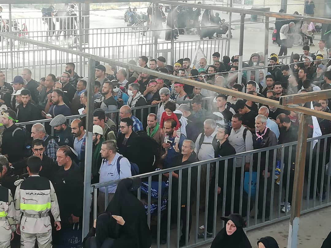 تردد ۱۲۰ هزار زائر از مرز مهران