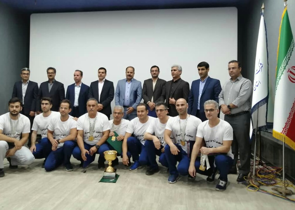 درخشش تیم شنای صنعت آب و برق گیلان در رقابت کشوری وزارت نیرو