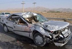 دو نفر در حادثه واژگونی خودرو در گناباد جانبختن