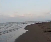 فیلمی از غروب ساحل زیباکنار
