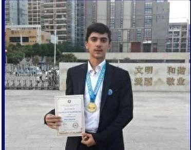 موفقیت دانش آموز بنابی در اردوی کمربند و جاده چین
