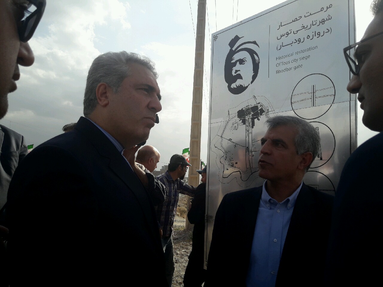 مرمت حصار و دروازه رودبار شهر تاریخی توس