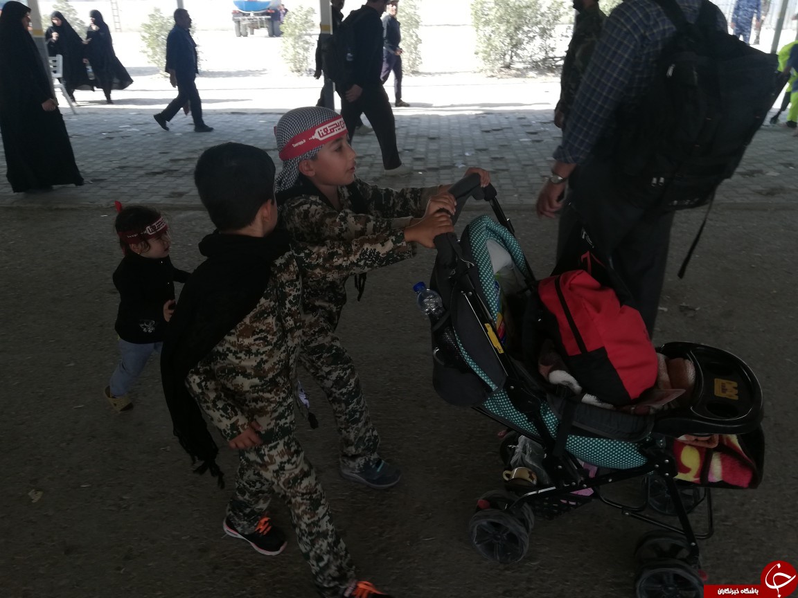 زائران ایرانی در خاک عراق + تصویر