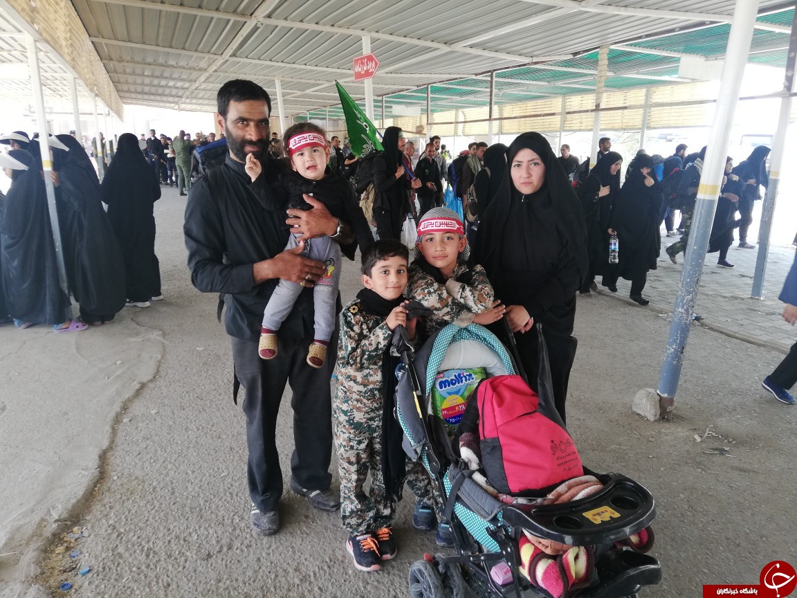 زائران ایرانی در خاک عراق + تصویر