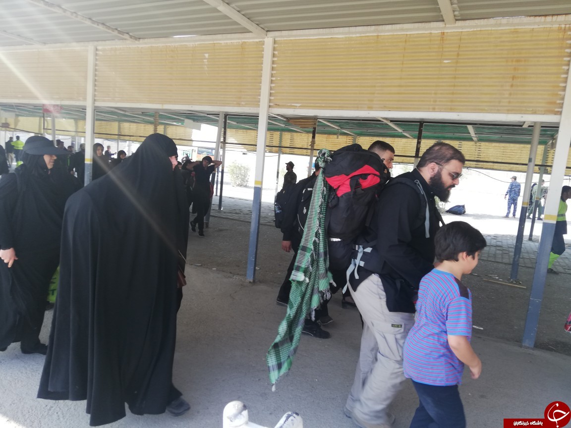 زائران ایرانی در خاک عراق + تصویر